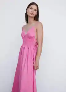 Vestido Lipsi Rosa Talla XL Mujer Mango