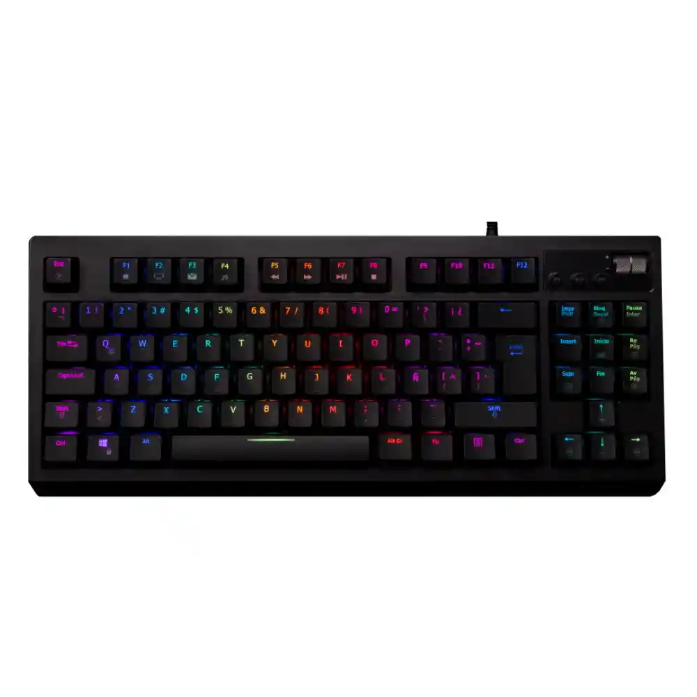 Rgb Vsg Teclado Gamer Quasar Qwerty Outemu Blue