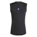 Adidas Camiseta Tf Sl Tee Para Hombre Negro Talla XL