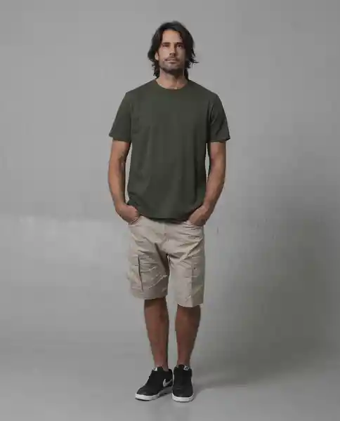 Camiseta Hombre Verde Talla XL 109G104_VER190419 Rifle