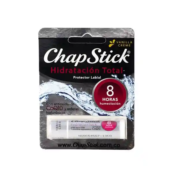 Chapstick Protector Labial Hidratación Total 4 g