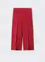 Pantalón Lido Rojo Talla 18 Mujer Mango