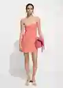 Vestido Vera Naranja Talla XS Mujer Mango