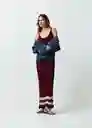 Vestido Mujer Morado Sombrío Ultra Oscuro Talla M 472G059 Naf Naf
