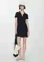 Vestido Polo-H Navy Talla XS Mujer Mango