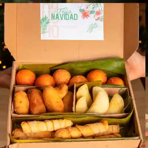 Caja navideña para 5