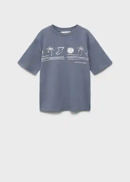 Camiseta Balance Azul Talla 12 Niños Mango