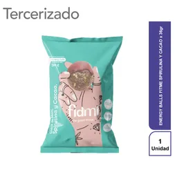 Fitme Snack Bola Energética Spirulina y Cacao