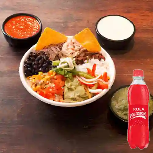 Combo Tazón de 1 Carne + Kola Postobón 400 ml