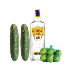 Combo Ginebra Gordons + Limón Tahití Turbo + Pepino Cohombro