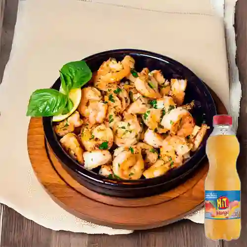 Combo Camarones a la Plancha + Hit Mango 500 ml