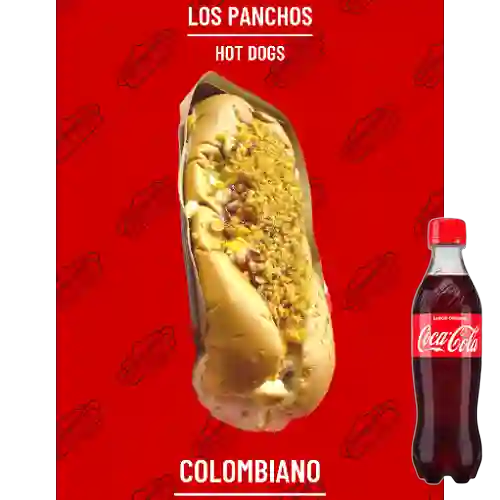 Pancho colombiano +cocacola orig 400ml