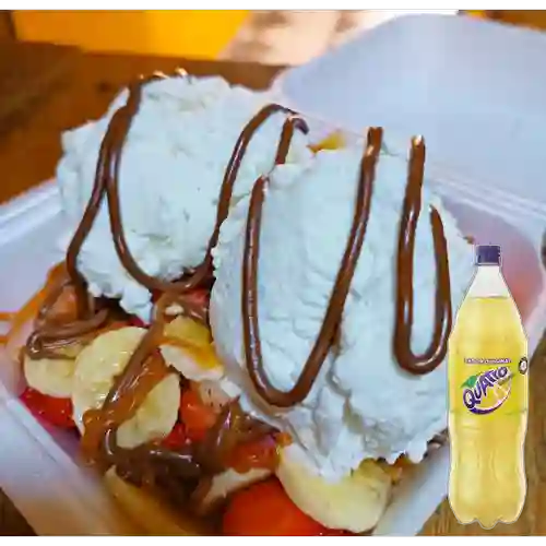 Combo Churro Ice Cream + Quatro Original 1.5Lt