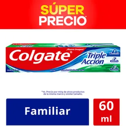 Colgate Crema Dental Triple Acción 60 mL