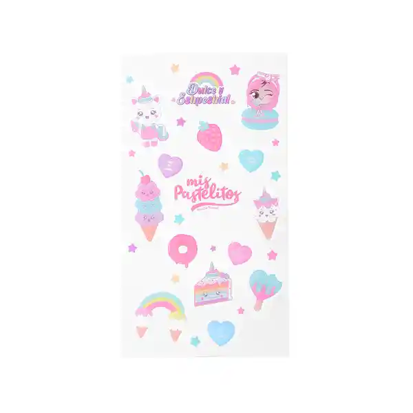 Calcomanía y Estampas a Serie Mis Pastelitos Miniso