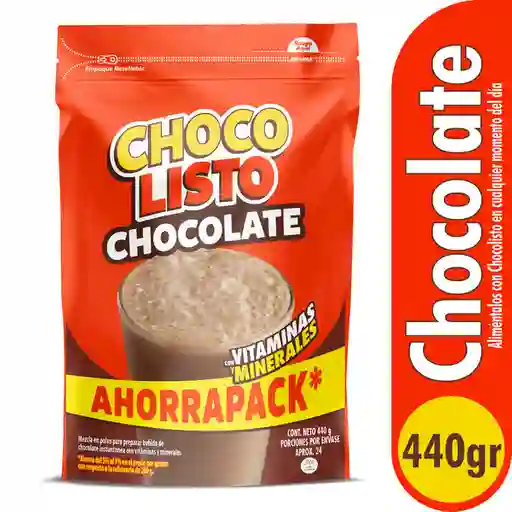 Chocolisto Chocolate en Polvo Instantáneo