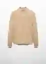 Jersey Antiguap Beige Talla S Hombre Mango