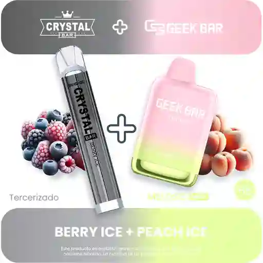 Combo 7 Geek Bar Max + Crystal Vape