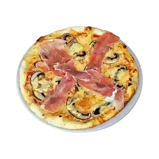 Pizza Prosciutto y Portobello