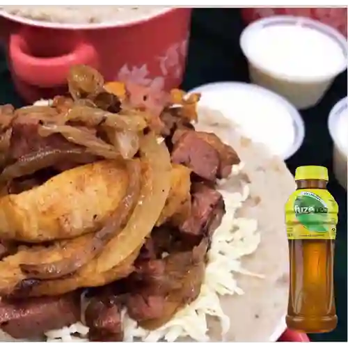 Combo Cayeye Ranchero + Té Negro Fuze Tea Limón 400ml