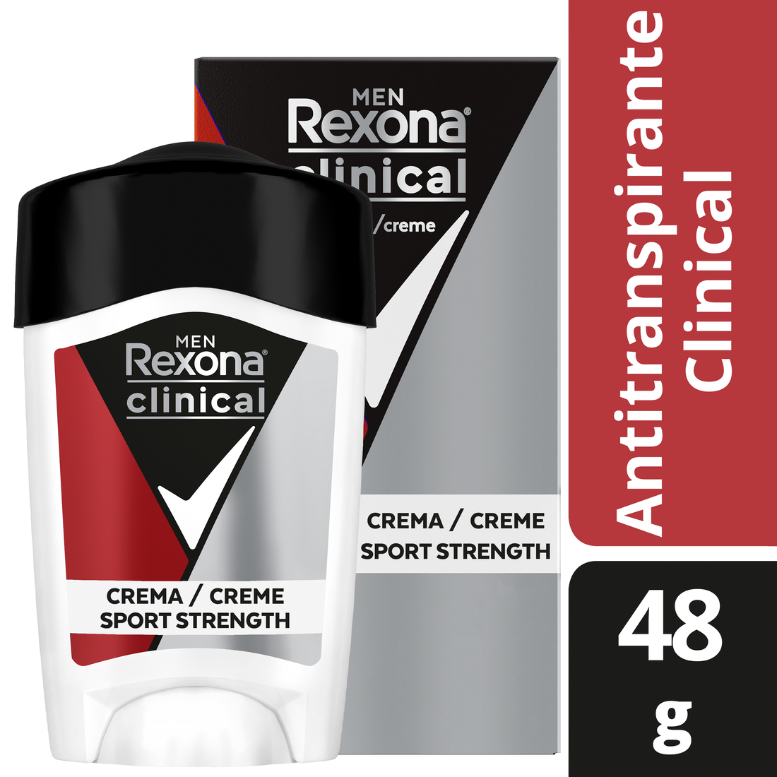 Desodorante Rexona Clinical Men Sport Barra 48 g