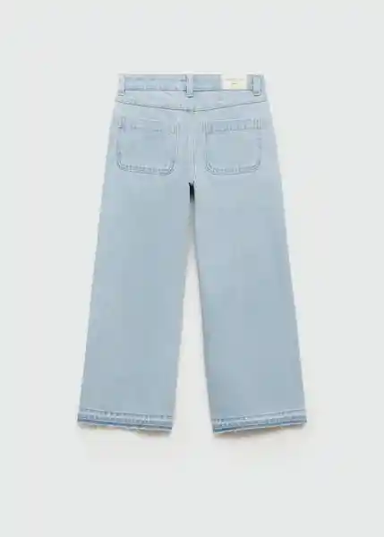 Jean Straight Tejano Claro Talla 10 Niñas Mango