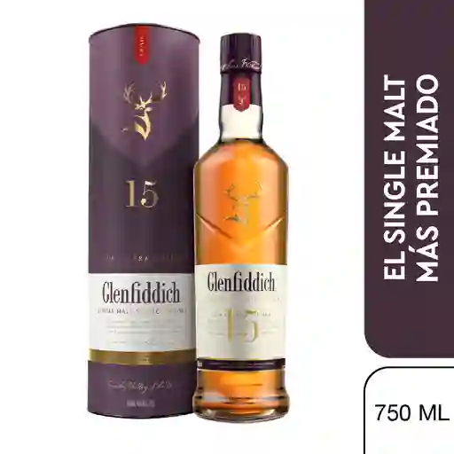 Glenfiddich Whisky Single Malt 15 Años