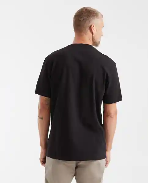Camiseta Manga Corta Duck Graphic Negro Sombrio T M Chevignon