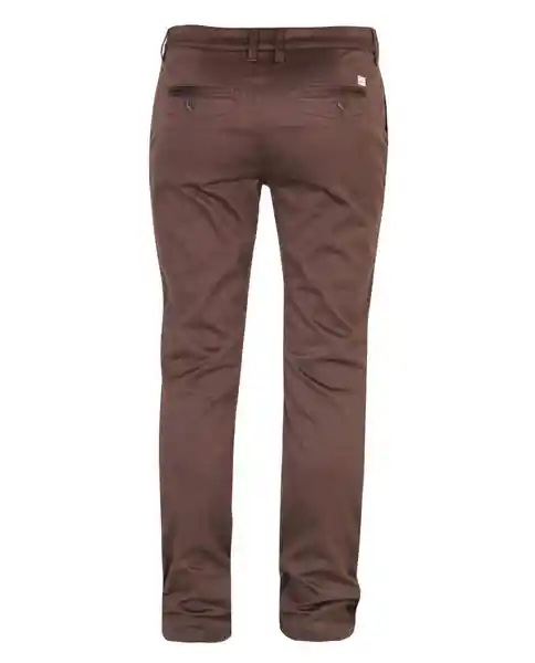 Pantalon Khakis Rocket Cafe Oscuro Talla 38 Hombre Chevignon