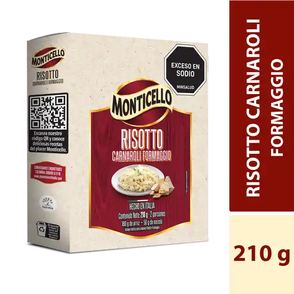 Monticello Risotto Carnaroli Formaggio