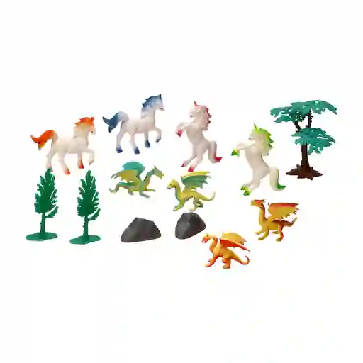 Set Juguete Figuras de Animales de Fantasía Casaideas