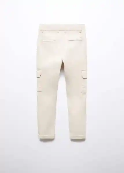 Pantalón Cargo Hielo Talla 08 Niños Mango