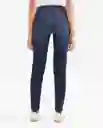 Jean Cosmo Femenino Azul Clásico Oscuro Talla 6 Chevignon