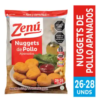 Zenú Nuggets de Pollo Apanados Crocante