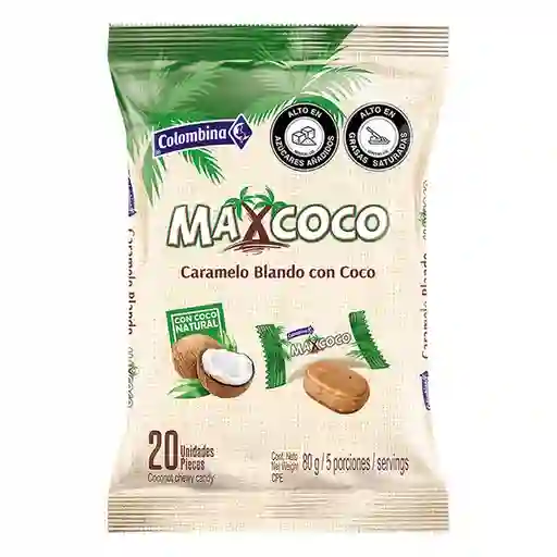Max Coco Caramelo Blando con Coco