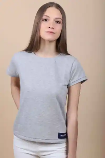 Domenica Camiseta Mujer Gris Talla XL