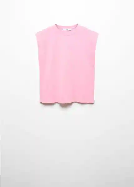 Camiseta Viri Rosa Talla S Mujer Mango