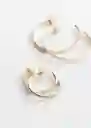 Pendientes Hoop Oro Talla 99 Niñas Mango
