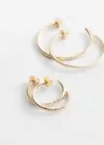 Pendientes Hoop Oro Talla 99 Niñas Mango