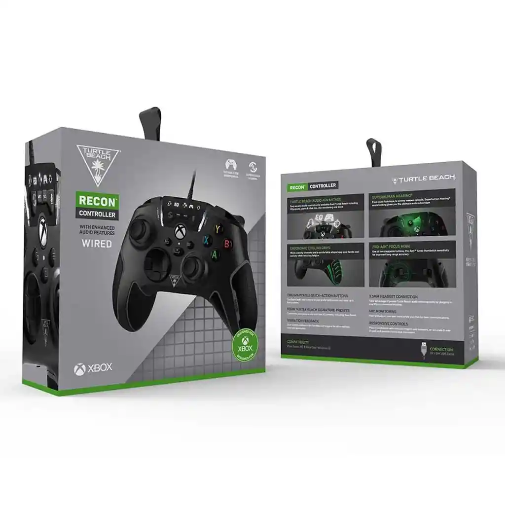 Xbox Control Recon Turtlebeach Wired Black