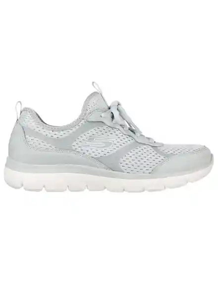 Skechers Tenis Summits Mujer Color Gris Talla 8