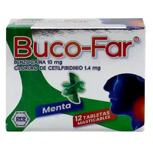 Bucofar Benzocaína (10 mg/1.4 mg)