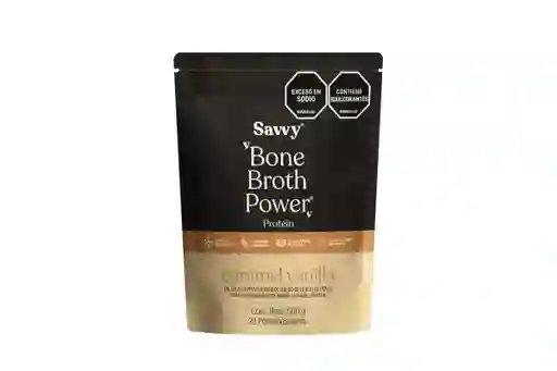 Savvy Mezcla Base Caldo Hueso Pollo Bone Broth Power Chocolate