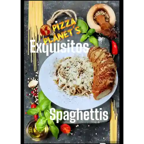 Spaguetti Pollo y Champiñon