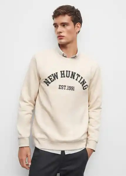 Sudadera Hunting Crudo Talla 19 Teen Niños Mango