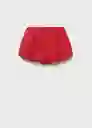 Short Bellini Rojo Talla 36 Mujer Mango