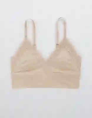 American Eagle Bralette Sunnie Rosie Lace Leopardo L 3178