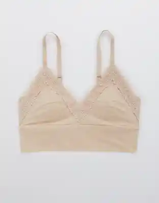 American Eagle Bralette Sunnie Rosie Lace Leopardo L 3178