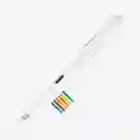 Lamy Estilógrafo Safari Blanco Anillo Multicolor