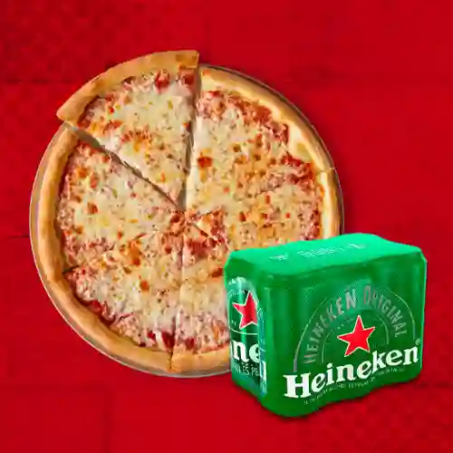 Pizza l Sencilla + Six Pack Heineken